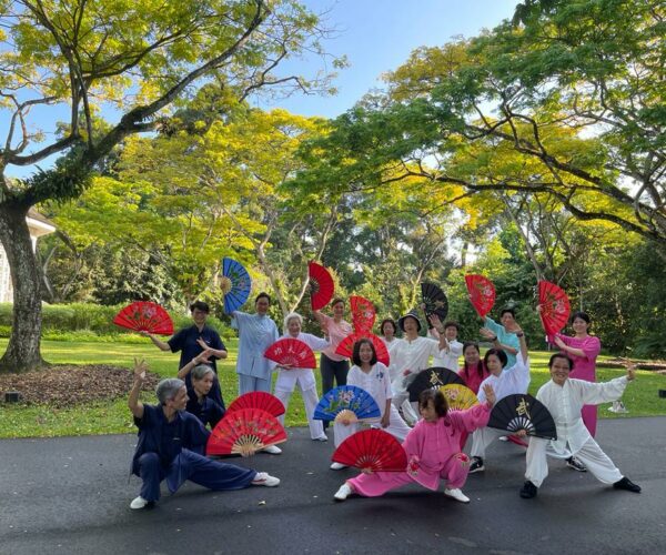 2-dernier cours de Tai chi au Jardin Botanique